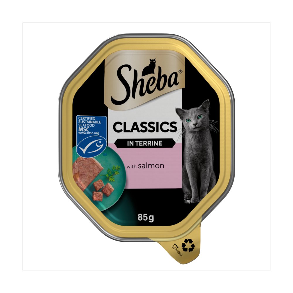 Sheba Cat Wet Food - classics salmon