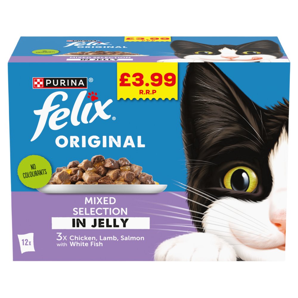 Felix Cat Wet Food Mixed Selection 12x85g