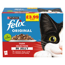 FELIX Original Farm Selection in Jelly Wet Cat Food