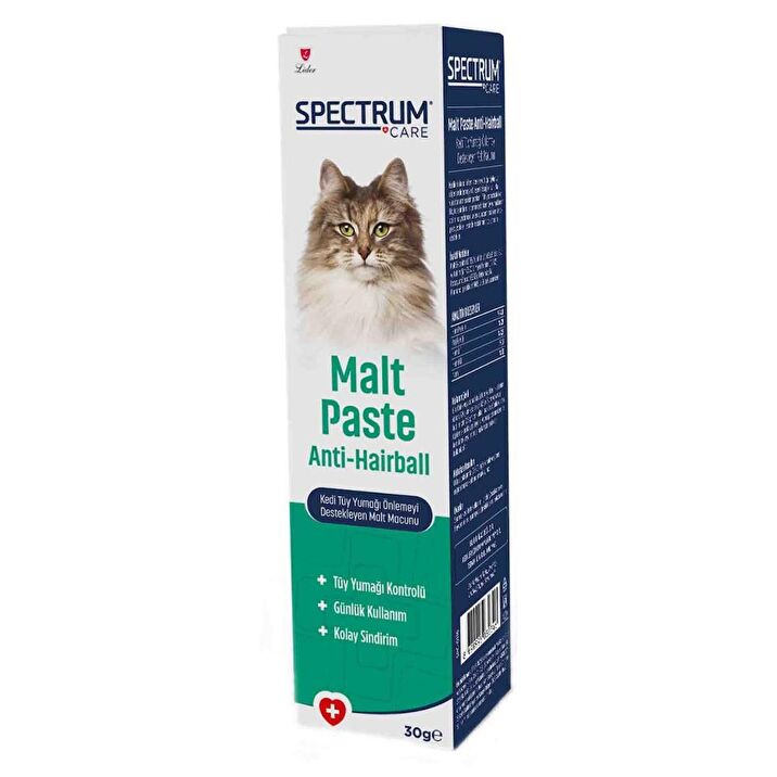 Spectrum Cat Hairball Prevention Support Malt Paste 30g