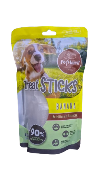 Pet Marra Dog Treat Treats Stick With Banana