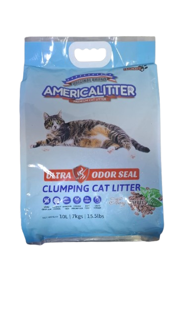 America Litter Coffee Scent Cat Litter - 10L