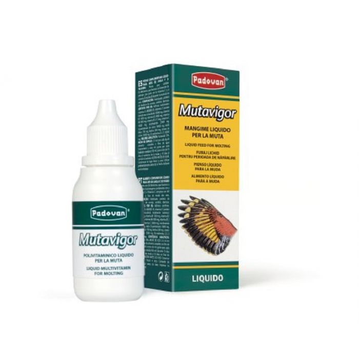  Padovan Mutavigor Liquid Supplement for Birds, 30 ml 