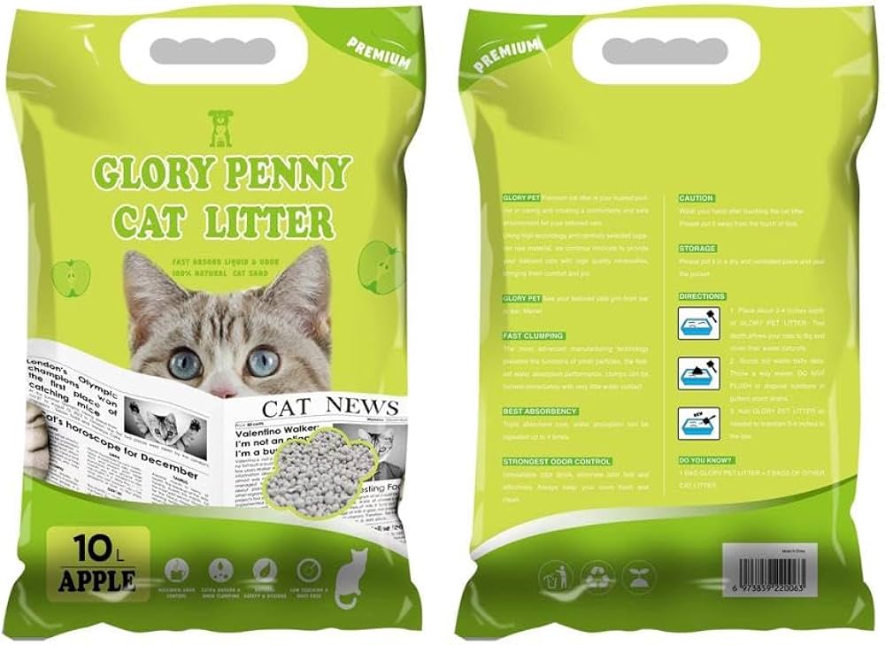 GLORY PENNY Cat Litter apple Scented 5 L