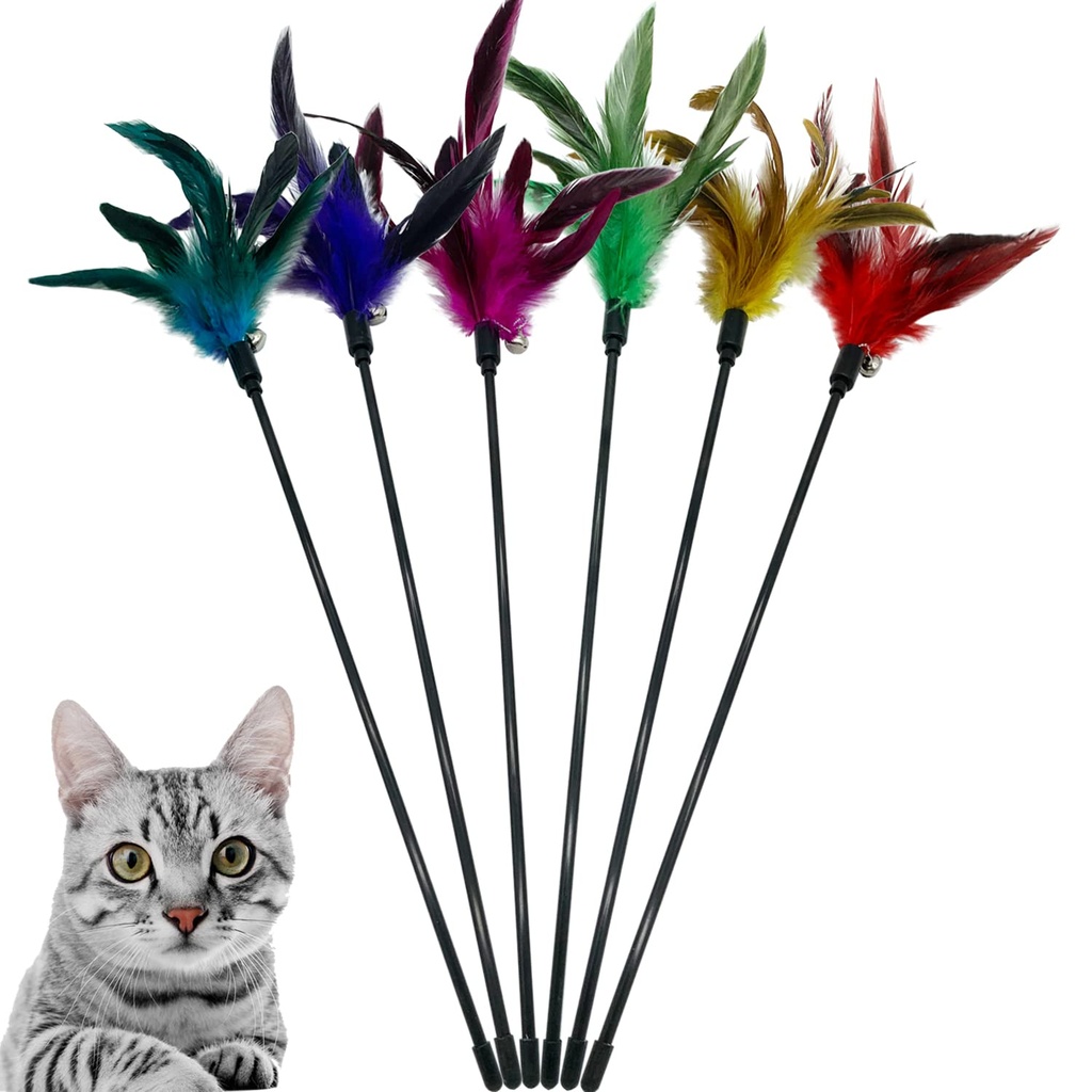 Feather Wand Toy for Cats