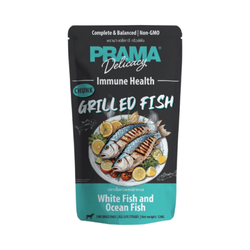 Prama Dog Wet Food With Fish & Ocean Fish 120g