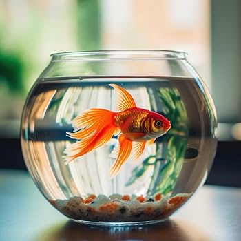 Glass Fish Bowl Size 15