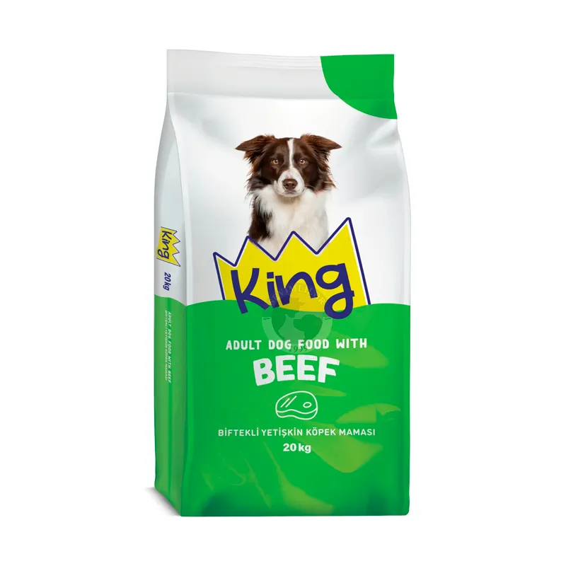 King Dog Dry Food Beef 20kg