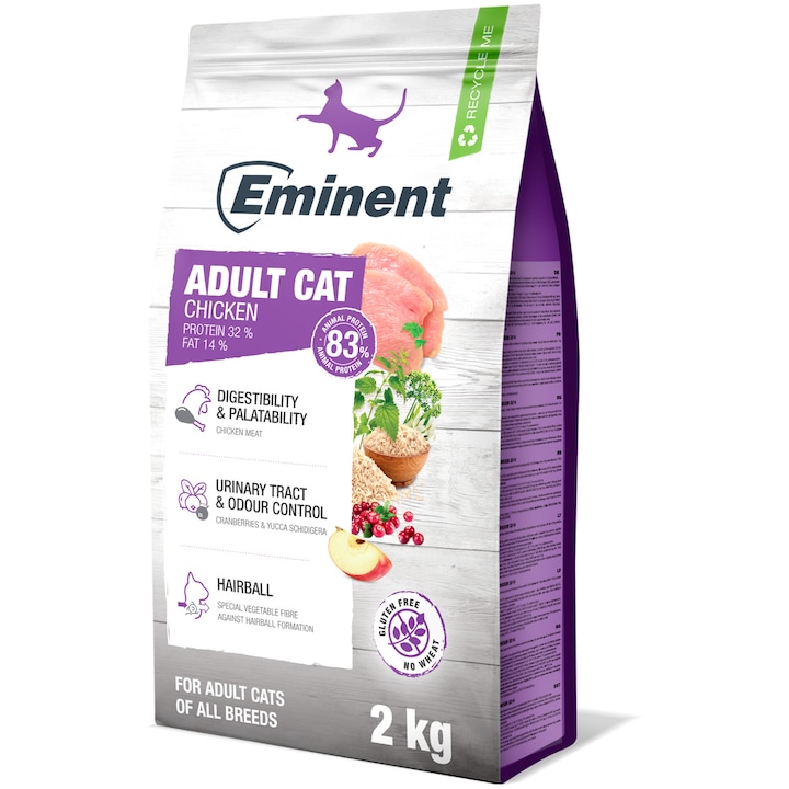 Eminent Adult Cat Dry Food Poultry 2kg