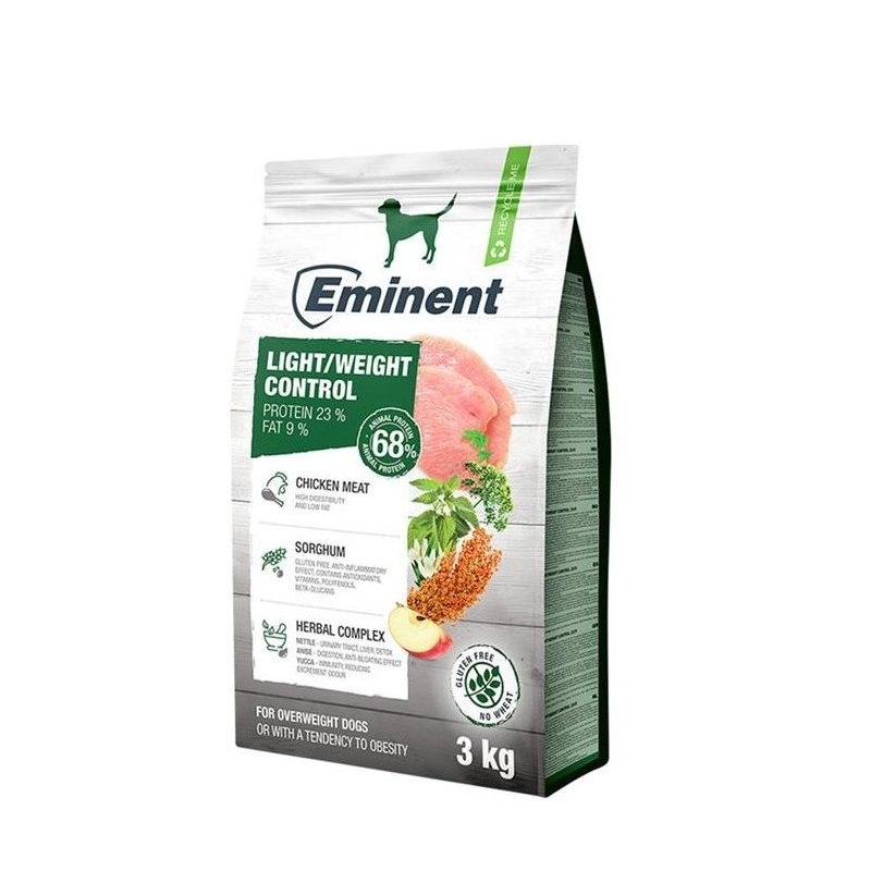 Eminent Dog Dry Food Light Weight Control 3kg