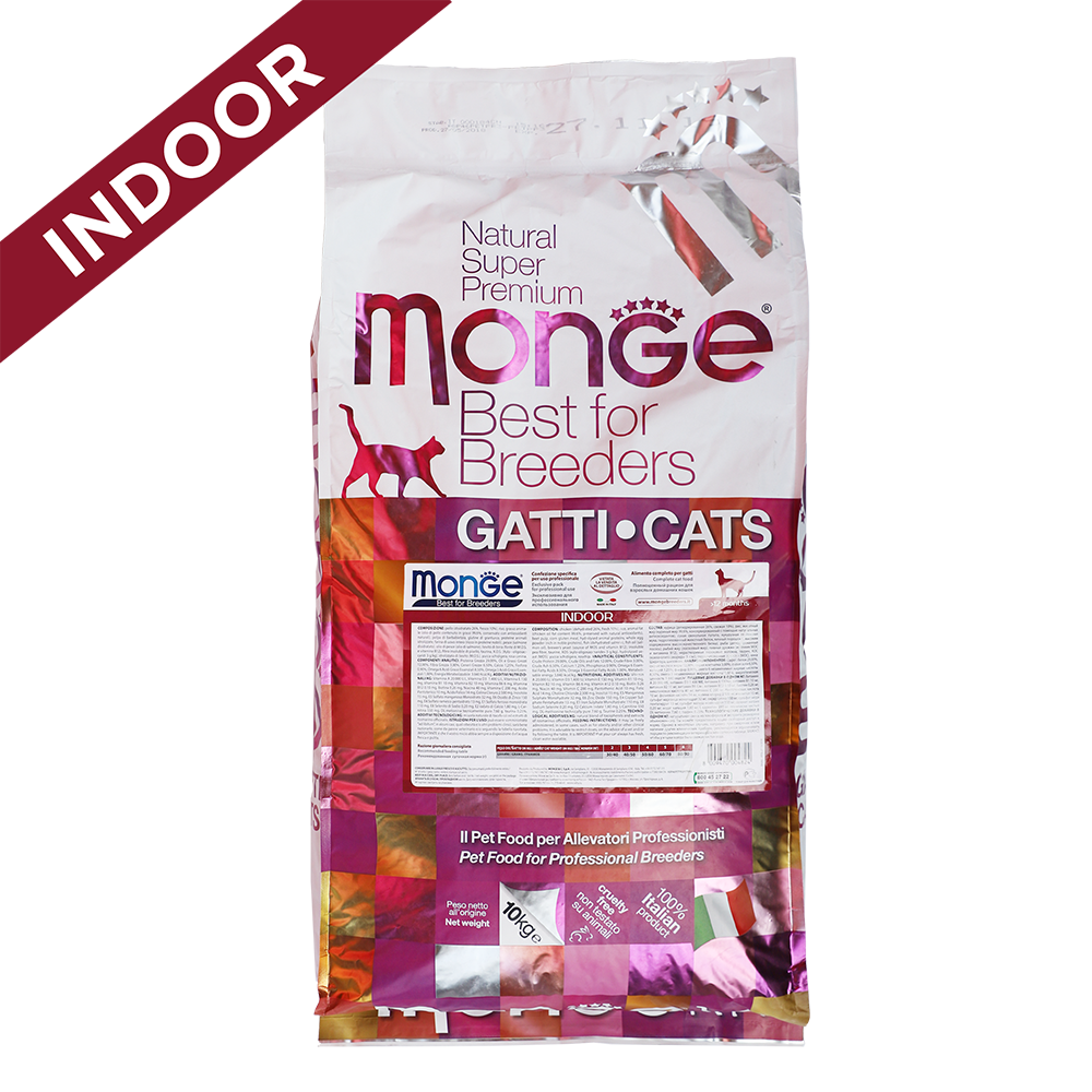 Monge Natural Indoor for Cats 10kg 