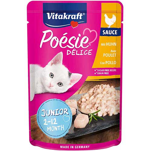 VitaKraft Cat Wet Food Junior Turkey 85g
