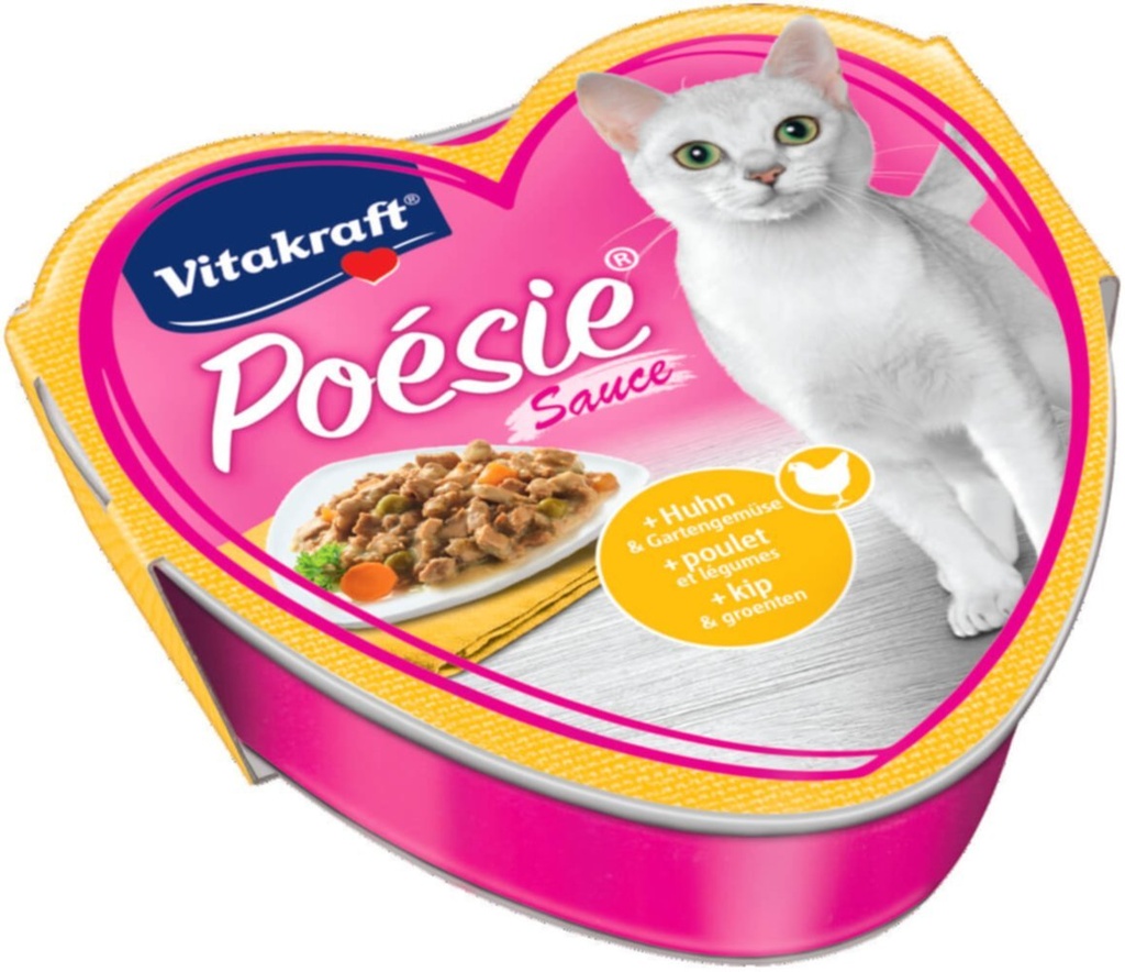 Vitakraft Poésie Création Chicken and Vegetables in Sauce 85g
