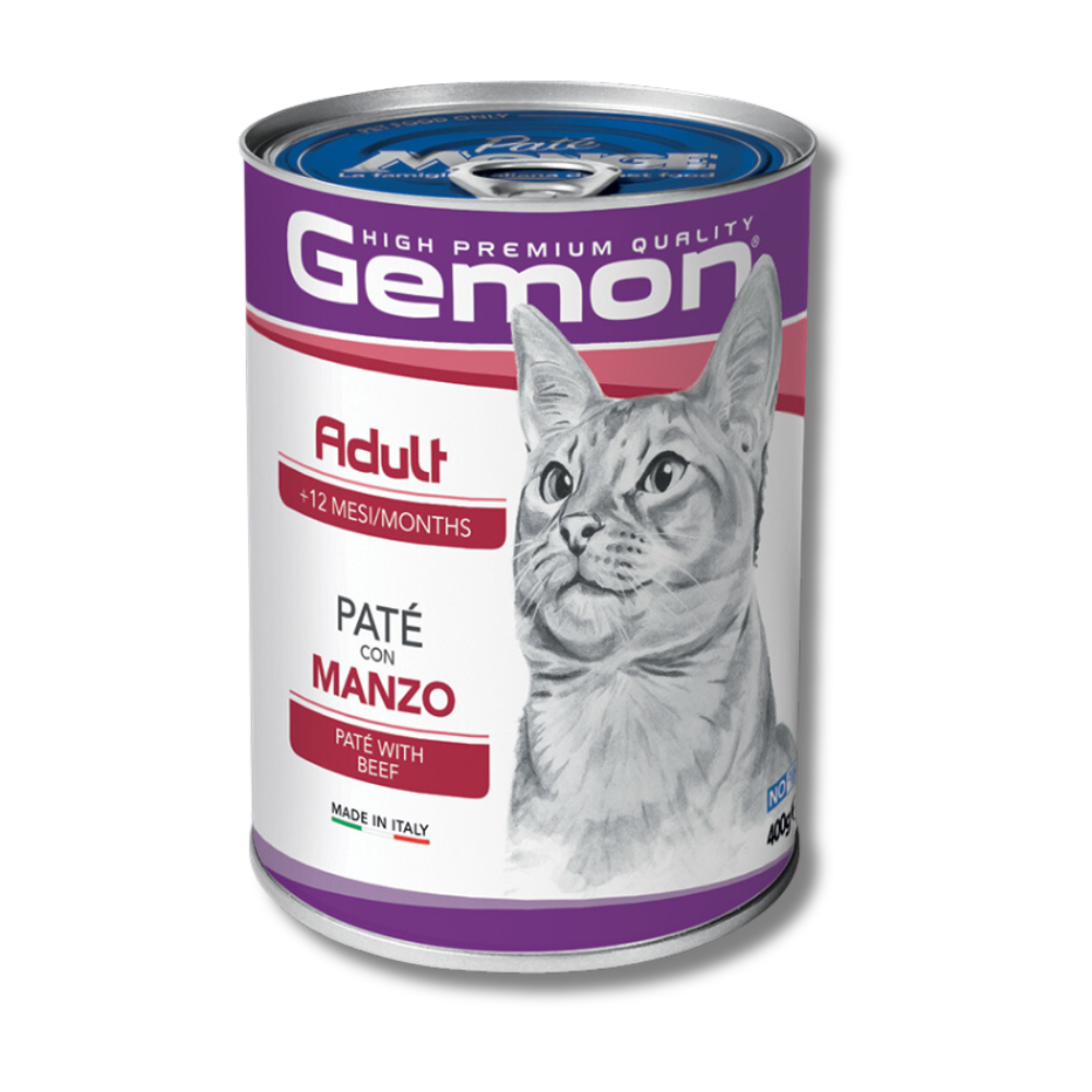 Gemon Cat Wet Food Beef Pate 400g