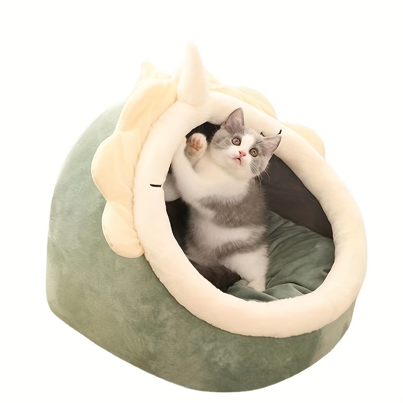 Dinosaur round Mat for Cats