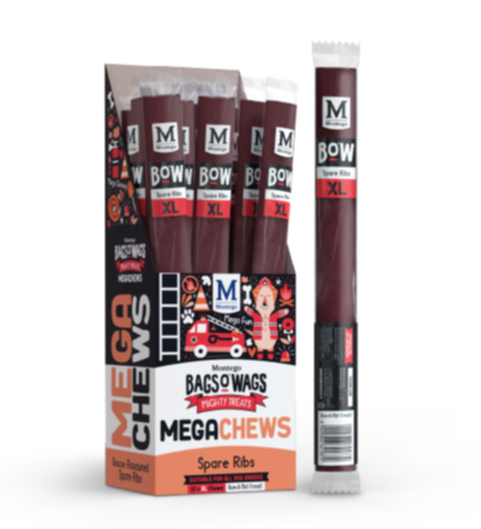 Bags Wags Dog Treat - mega chews spare-rib