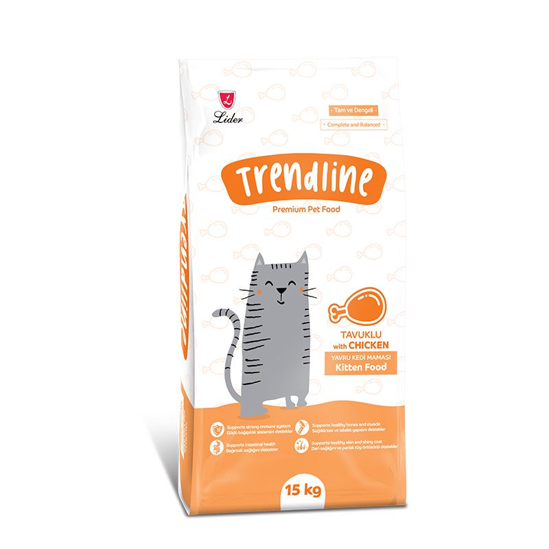Trendline Kitten Dry Food with Chicken 15kg