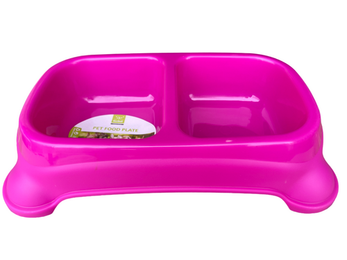 Nunbell – Double Bowl for Food and Water for Dogs and Cats L