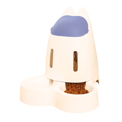 مجموعة موزع طعام وماء أوتوماتيكي للقطط  بنظام الجاذبية