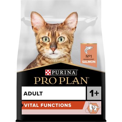 Pro Plan Vital Functions Adult Cat Dry Food with Salmon 1.5 KG