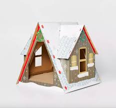 Wondershop Ski Chalet A-Frame Cat Scratcher House