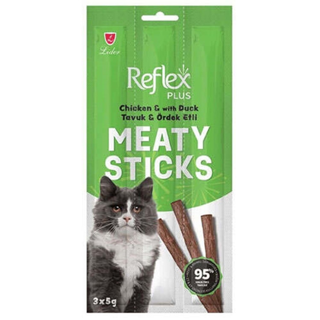 Reflex Chicken & Duck Cat Treat Sticks 5g x 3 Pieces