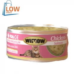 wimow Cat Wet Food 170g - salmon & chicken