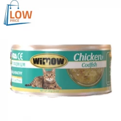 Wimow Cat Wet Food Codfish & Chicken 170g