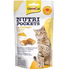 GimCat Nutri Pockets – Cheese & Taurine Cat Treats