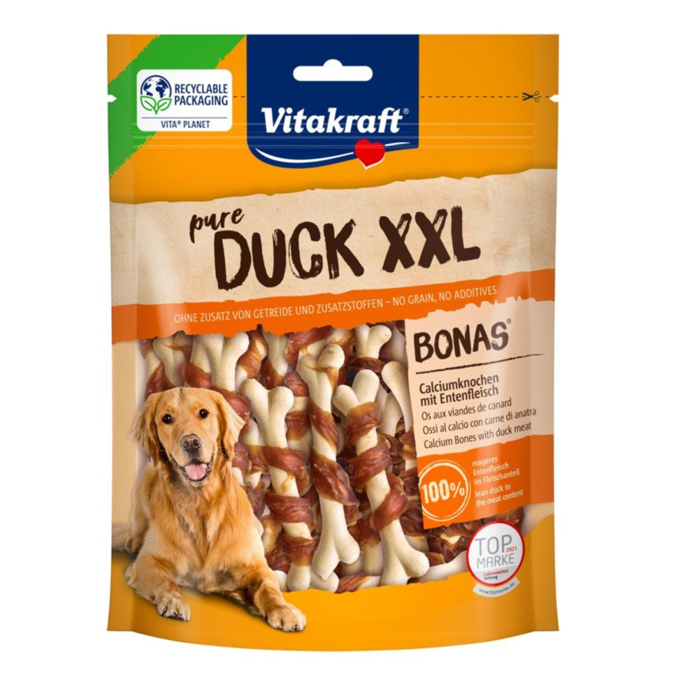 Vitakraft Duck Bonas XXL – Calcium Bones Wrapped with Duck 200g