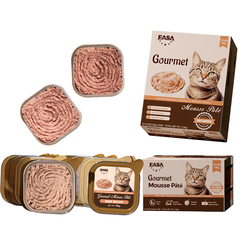 Easa Cat Wet Food Gourmet Mousse Pate 100g