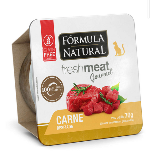 Fórmula Natural Fresh Meat Gourmet – Beef Wet Food for Cats – 70g