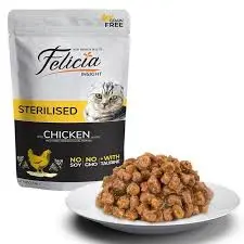 Felicia Grain-Free Wet Food for Sterilised Cats – Chicken 85g
