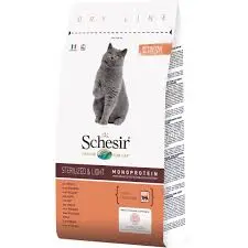 Schesir Dry Food for Sterilised/Overweight Cats – Chicken 1.5kg