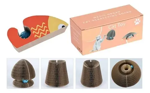 cat scratching board