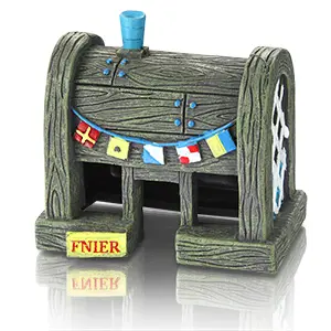 Fish Aquarium Decor Of Treasure Box