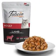 Felicia Grain-Free Lamb Wet Food for Adult Cats – 85g (copy)