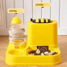 Honeycomb-Shaped Automatic Pet Feeder & Water Dispenser 