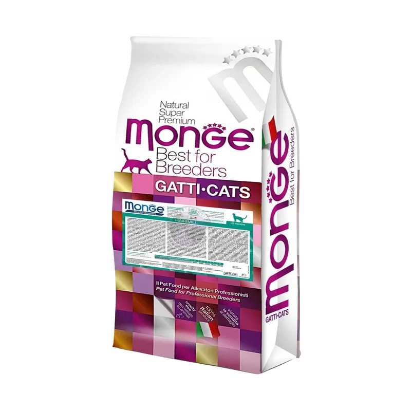 Monge Natural Superpremium Hairball – 10kg 