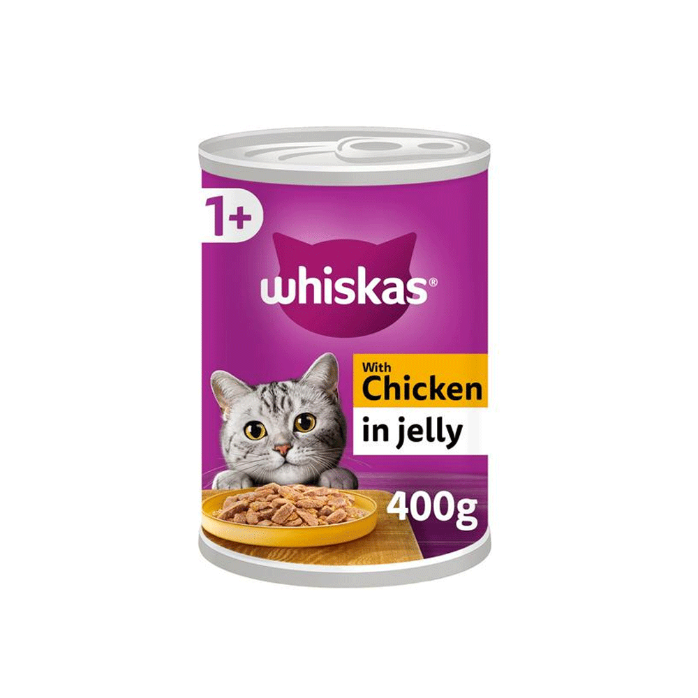 Whiskas Adult Wet Cat Food – Chicken in Jelly – 400g (copy)