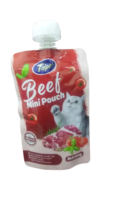 taipet beef mini pouch 100gr