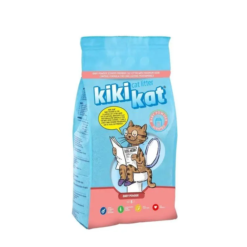 KiKi Kat Cat Litter – Baby Powder Scent – 5L
