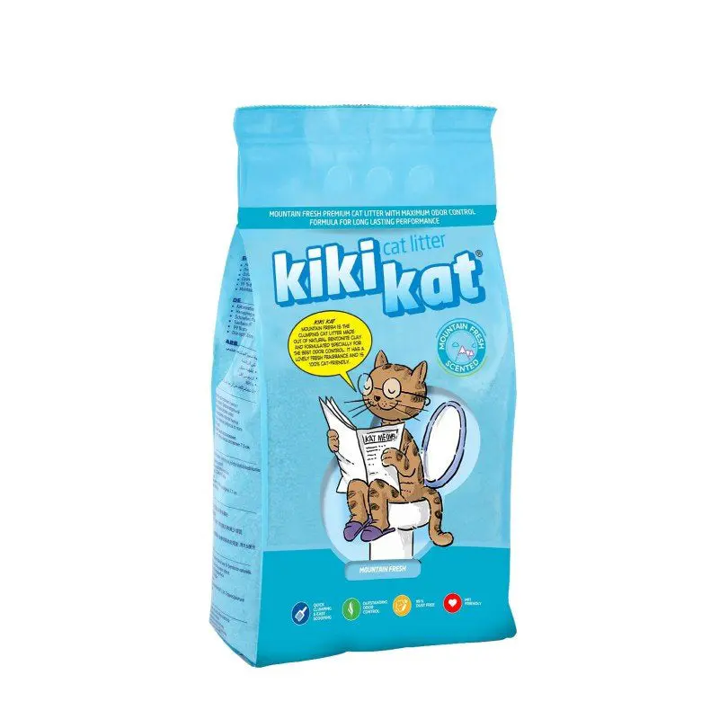 KiKi Kat Mountain Fresh Scented Clumping Cat Litter – 5L