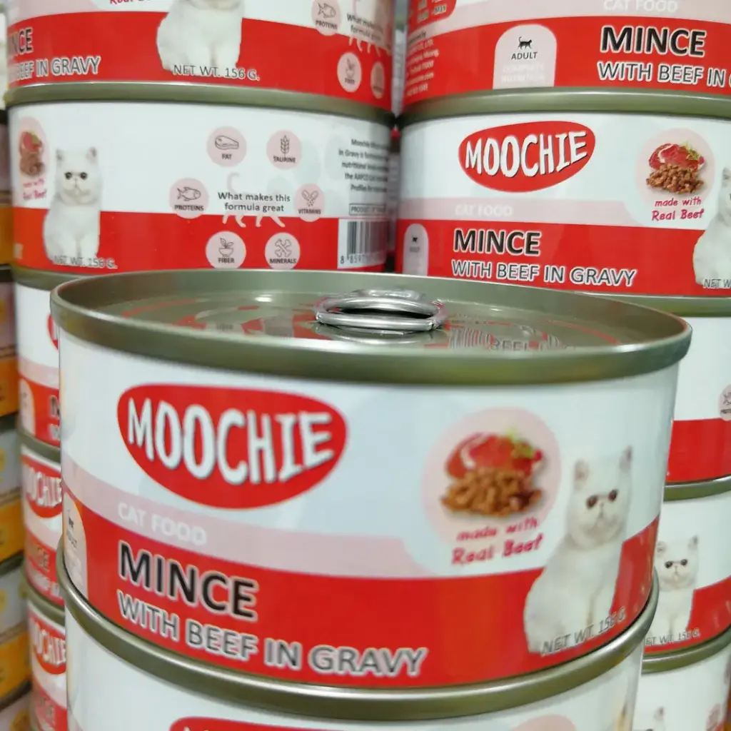moochie mince with beef in gravy 156g 