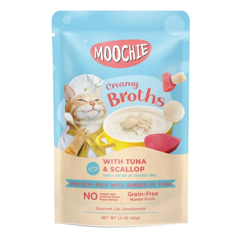 moochie with tuna and scallop broths 40g 