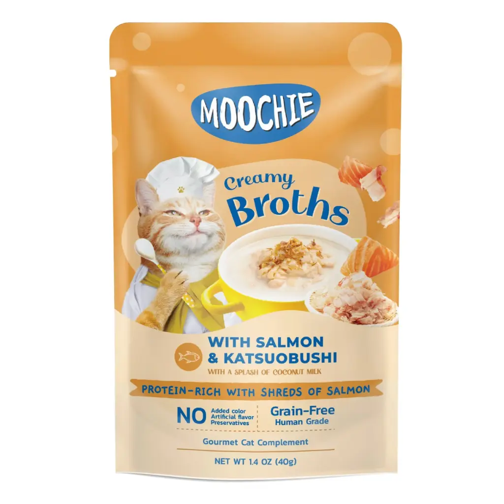 moochie with salmon and katsuobushi broths 40g 