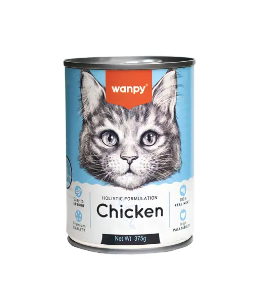 Wanpy Holistic Chicken Cat Can – 375g