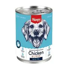 Wanpy Wet Dog Food Chicken & Liver Pate – 375g