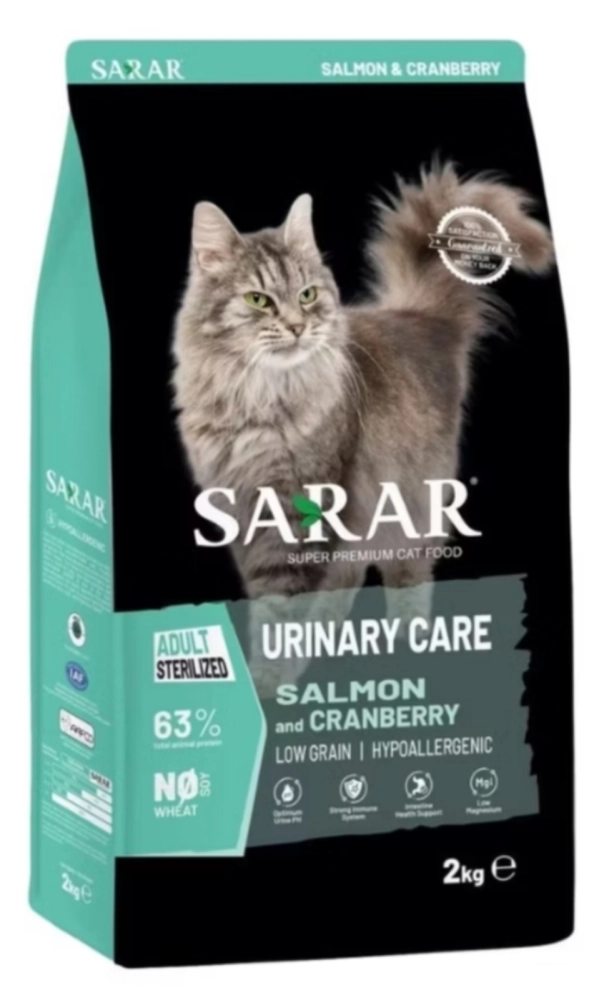 sarar urinary care salmon and cranberry 2kg 