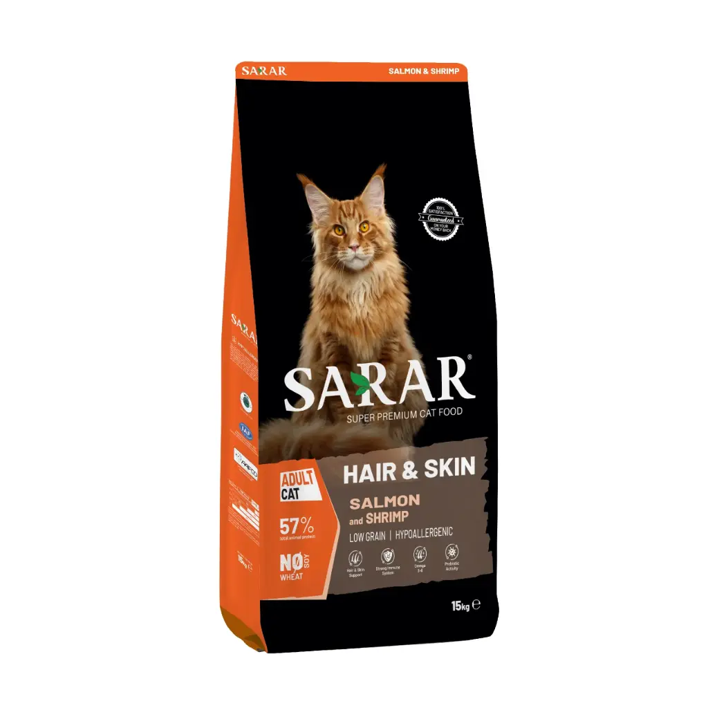 sarar hair and skin salmon and shrimp 2kg 